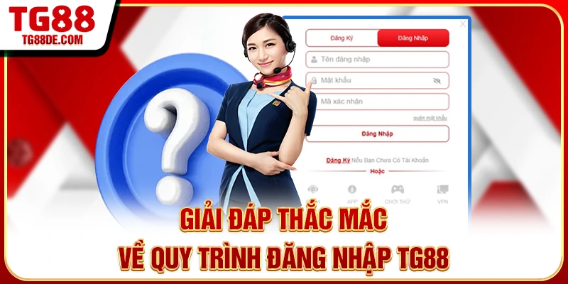 Giải đáp thắc mắc về quy trình đăng nhập TG88